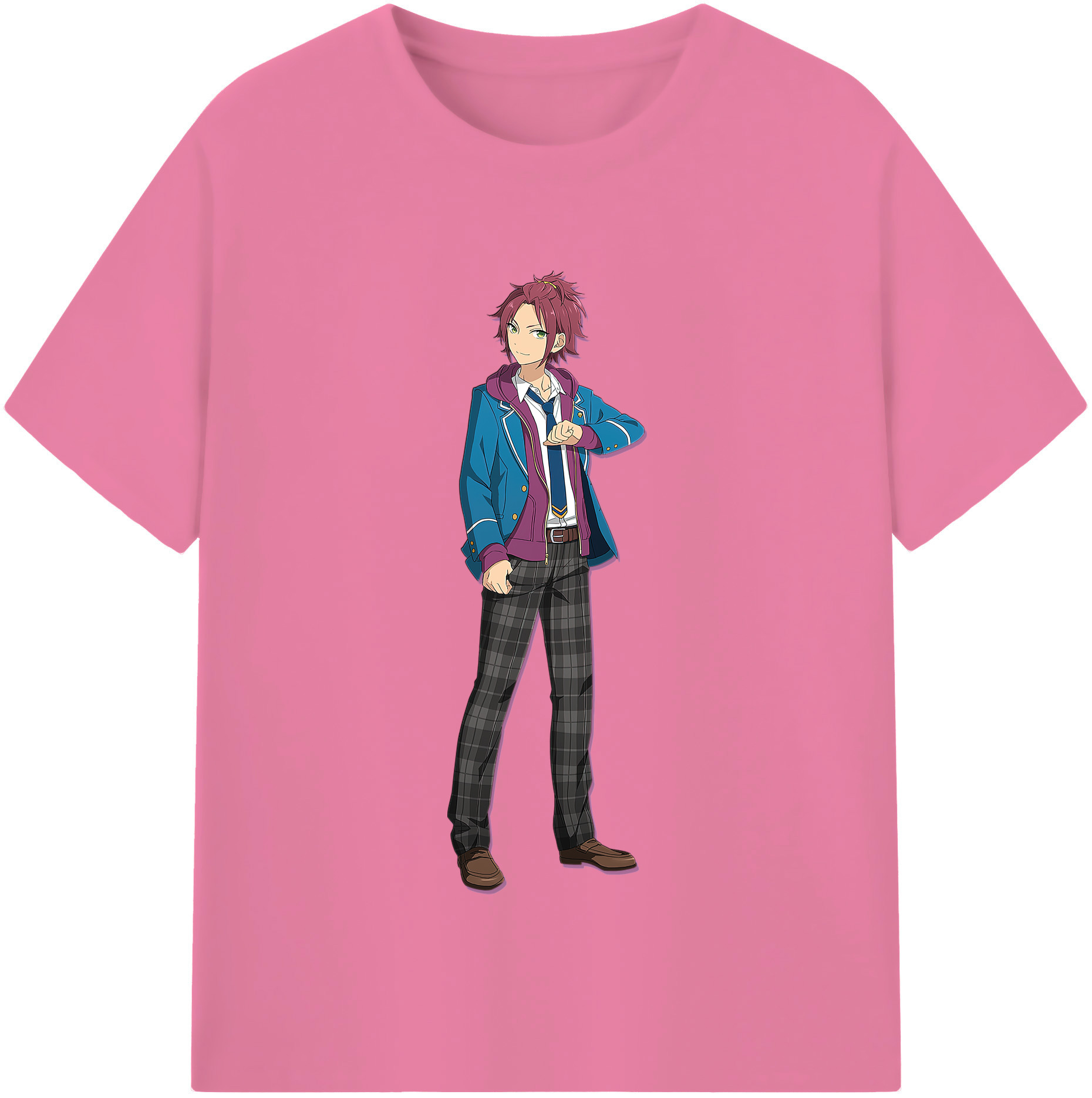 （画像用） あんさんぶるスターズ! Ensemble Stars 綿100％半袖Tシャツ（フロントプリント）
